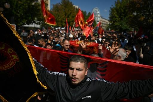 Hashim Thaci and his co-defendants are still widely lauded as heroes of Kosovo's independence movement — Armend NIMANI / AFP