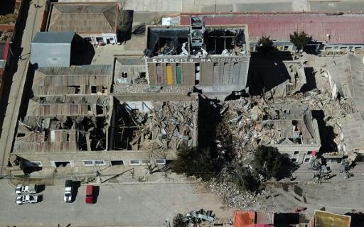 Homes near the military facility where the blasts took place were damaged — Aizar RALDES / AFP