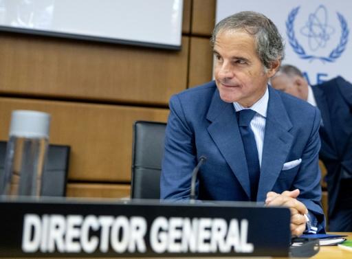 Le directeur général de l'Agence internationale de l'énergie atomique (AIEA), Rafael Grossi, lors d'une conférence de presse au siège de l'organisation, à Vienne, le 7 septembre 2026 — Joe Klamar / AFP