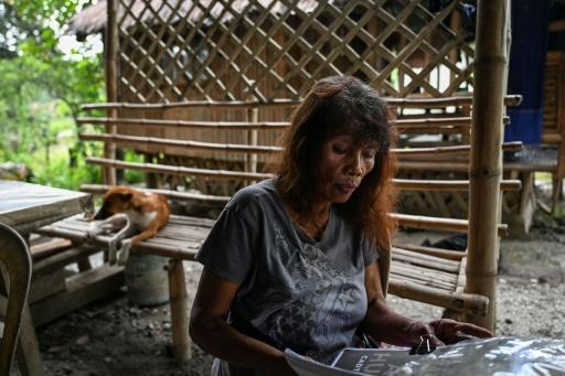 La cheffe autochtone de la tribu des Aetas, Petronila Munoz, le 2 septembre 2026 à Capas, à une centaine de kilomètres au nord de Manille — Jam STA ROSA / AFP