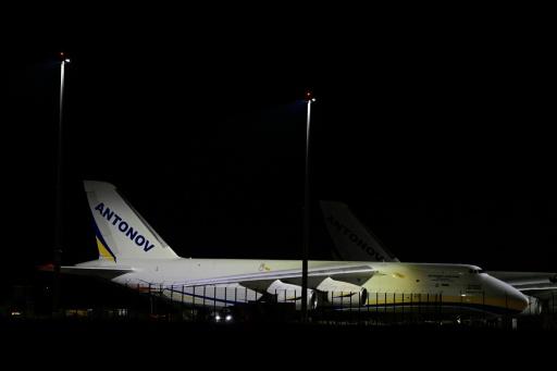 The drone was found near a Ukrainian cargo plane — John MACDOUGALL / AFP