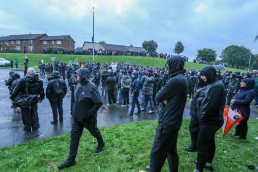 UK's PM urges 'calm' as thousands seek to thwart flashpoint N.Ireland parade