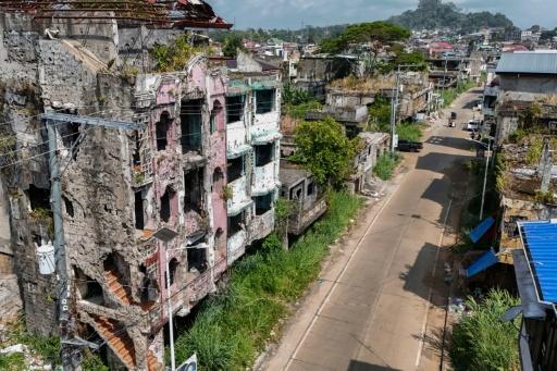 The brutal house-to-house battles turned Marawi's business district into a ghost town — Ted ALJIBE / AFP