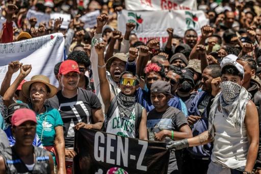 Image du photographe Luis Tato lors du soulèvement de la Gen Z malgache, à Antananarivo le 13 octobre 2025 — Luis TATO / AFP