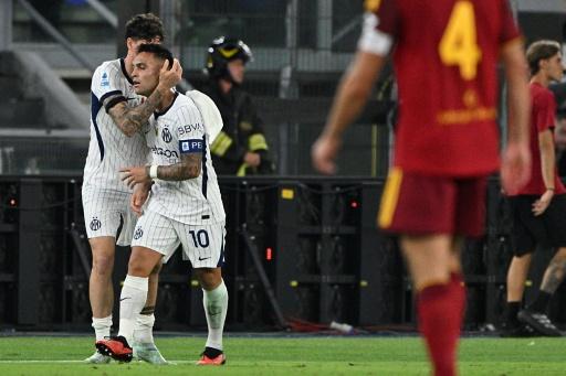 Lautaro Martinez spared Inter Milan a first defeat of the season — Andreas SOLARO / AFP