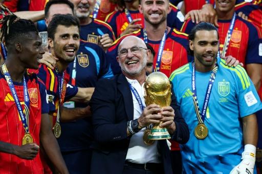 Spain coach De la Fuente gets new deal after World Cup success