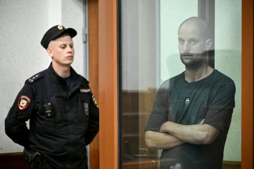 Gershkovich said his arrest brought an immediate 'animalistic fear' — Alexander NEMENOV / AFP