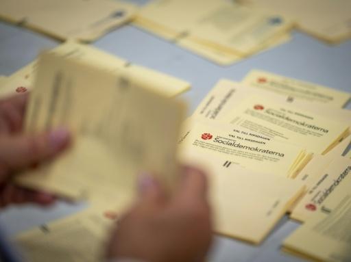 Des analystes ont attribué le recul de l'extrême droite au durcissement des politiques en matière de migration et de criminalité — Johan NILSSON / AFP
