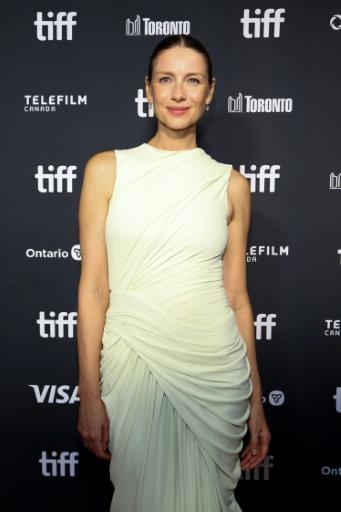 Irish actress Caitriona Balfe plays a friend of the sherpa in the biopic "Tenzing" — VALERIE MACON / AFP