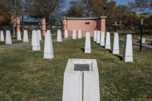 Many in Sharpeville were shot in the back as they fled — PHILL MAGAKOE / AFP