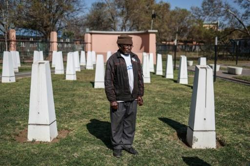 Abram Mofokeng was 20 years old at the time of the shooting — PHILL MAGAKOE / AFP