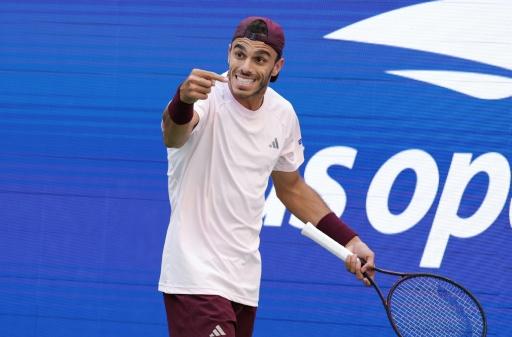 El argentino Francisco Cerúndolo durante los octavos de final del US Open el 7 de septiembre de 2026 — KENA BETANCUR / AFP