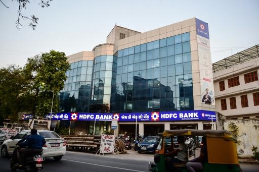 Numéro 1 du prêt en Inde, la banque HDFC est parcourue des mêmes secousses — Sam PANTHAKY / AFP