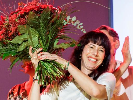 Elif Eralp of the far-left Die Linke won the election in Berlin, soundly defeating Merz's CDU — Jens SCHLUETER / AFP