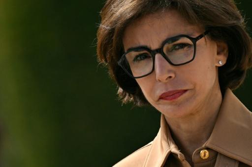 Rachida Dati assiste à une cérémonie, le 24 août 2026 à Paris — Julie SEBADELHA / AFP