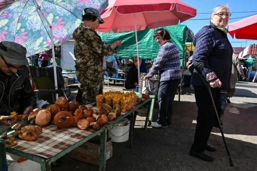 The anti-war Yabloko party has been banned from running at the national level — Igor IVANKO / AFP