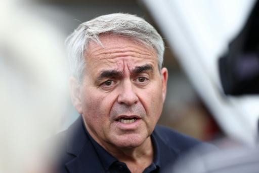 Le président LR des Hauts-de-France Xavier Bertrand à Châlons-en-Champagne, dans la Marne, le 1er septembre 2026 — Sameer AL-DOUMY / AFP