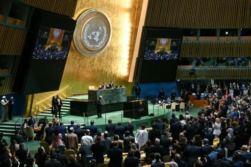 الأمين العام للأمم المتحدة أنطونيو غوتيريش يلقي كلمته أمام الجمعية العامة في 22 أيلول/سبتمبر 2026 — أنغيلا وايس