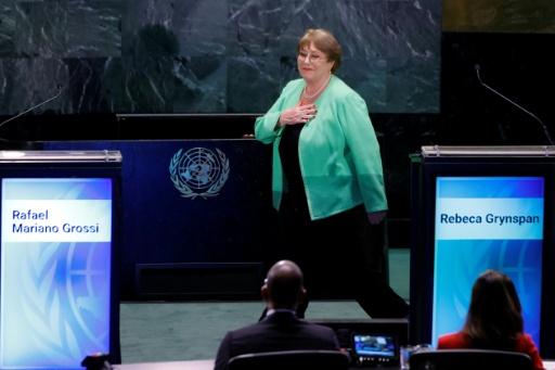 Bachelet renuncia a su candidatura a secretaria general de la ONU