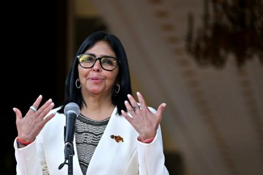 La presidenta interina de Venezuela, Delcy Rodríguez, el 2 de septiembre de 2026 en Caracas. — Juan BARRETO / AFP