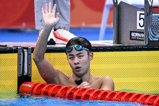 Japan's Kojima sounds Marchand warning with Asian Games gold