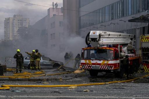 Russia has increasingly hit Ukraine's capital, Kyiv, during the daytime — OLEKSII FILIPPOV / AFP