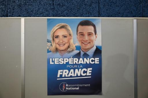 Le Pen and Bardella are campaigning together — Sameer AL-DOUMY / AFP