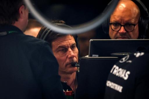 El director de Mercedes Toto Wolff durante el Gran Premio de Italia, el 6 de septiembre de 2026 en el circuito de Monza — ANNA SZILAGYI / AFP