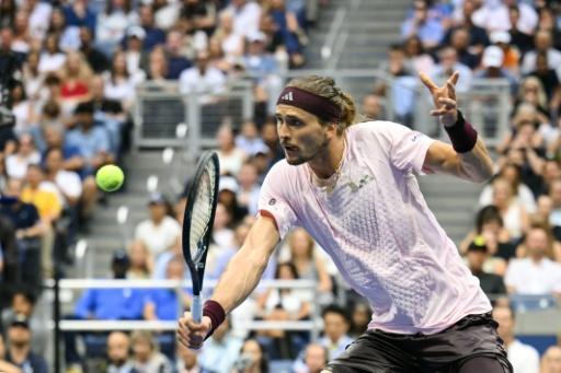 L'Allemand Alexander Zverev, N.2 mondial, en finale de l'US Open contre l'Américain Ben Shelton le 13 septembre 2026 à Flushing Meadows — ANGELA WEISS / AFP