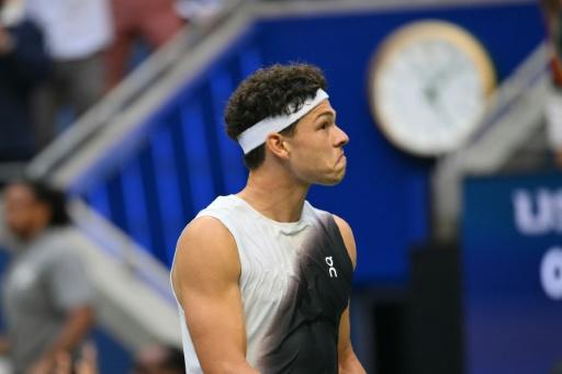 Ben Shelton durante la final del US Open el 13 de septiembre de 2026 — ANGELA WEISS / AFP