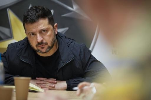 President Volodymyr Zelensky visited frontline troops in eastern Ukraine — Handout / AFP