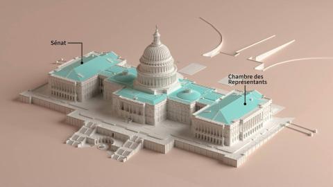 ANIMATION 3D: Le Capitole de Washington