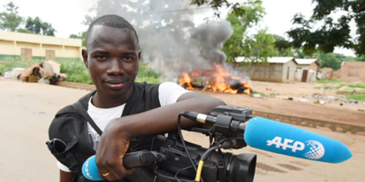 AFP journalist Pacôme Pabandji wins award for C.Africa conflict footage