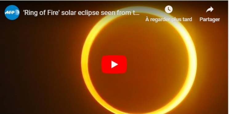 Top 10 AFP videos on YouTube from 23rd to 29th December