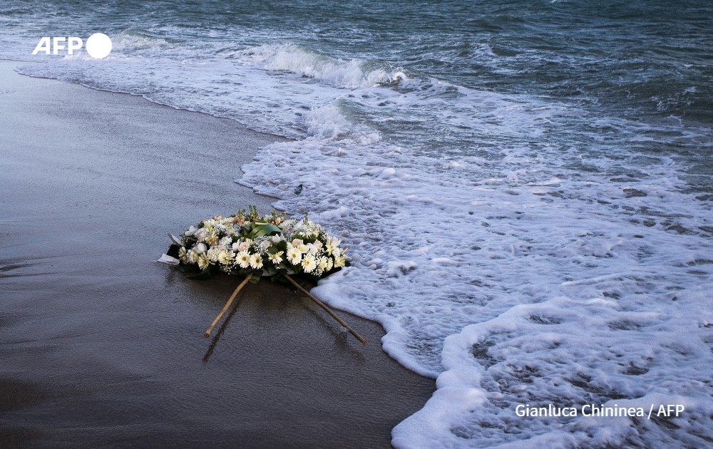 AFP photo by Gianluca Chininea - Steccato Di Cutro, Italy