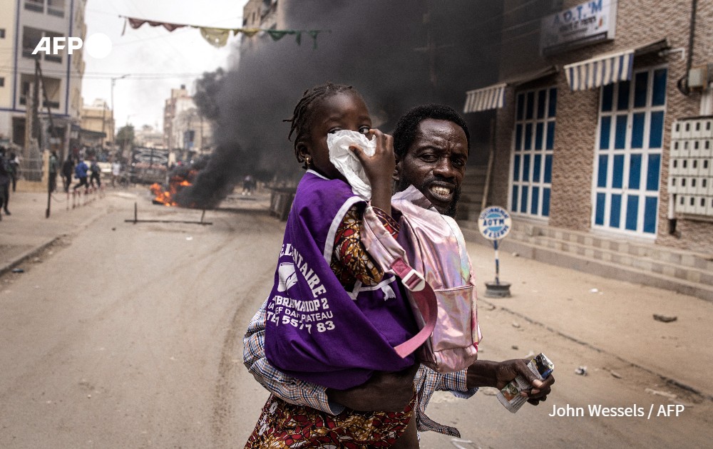 AFP photo by John Wessels - Dakar, Senegal