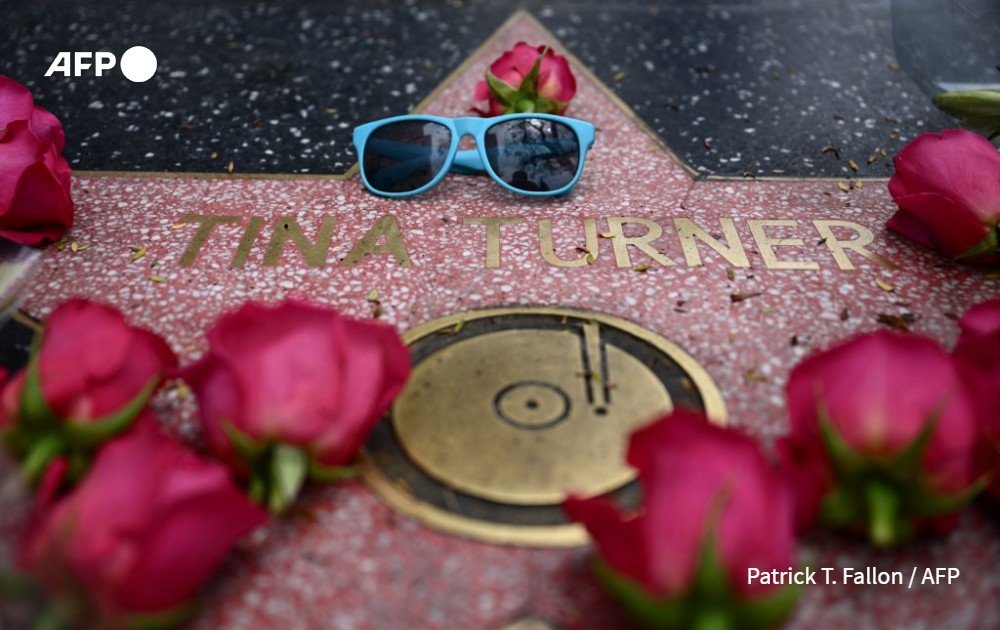 AFP photo by Patrick T. Fallon - Tina Turner's star in Holltywood